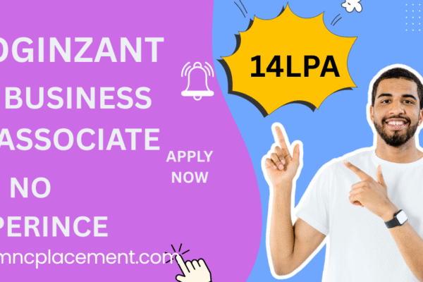 Cognizant is hiring business associate rule at Bangalore
